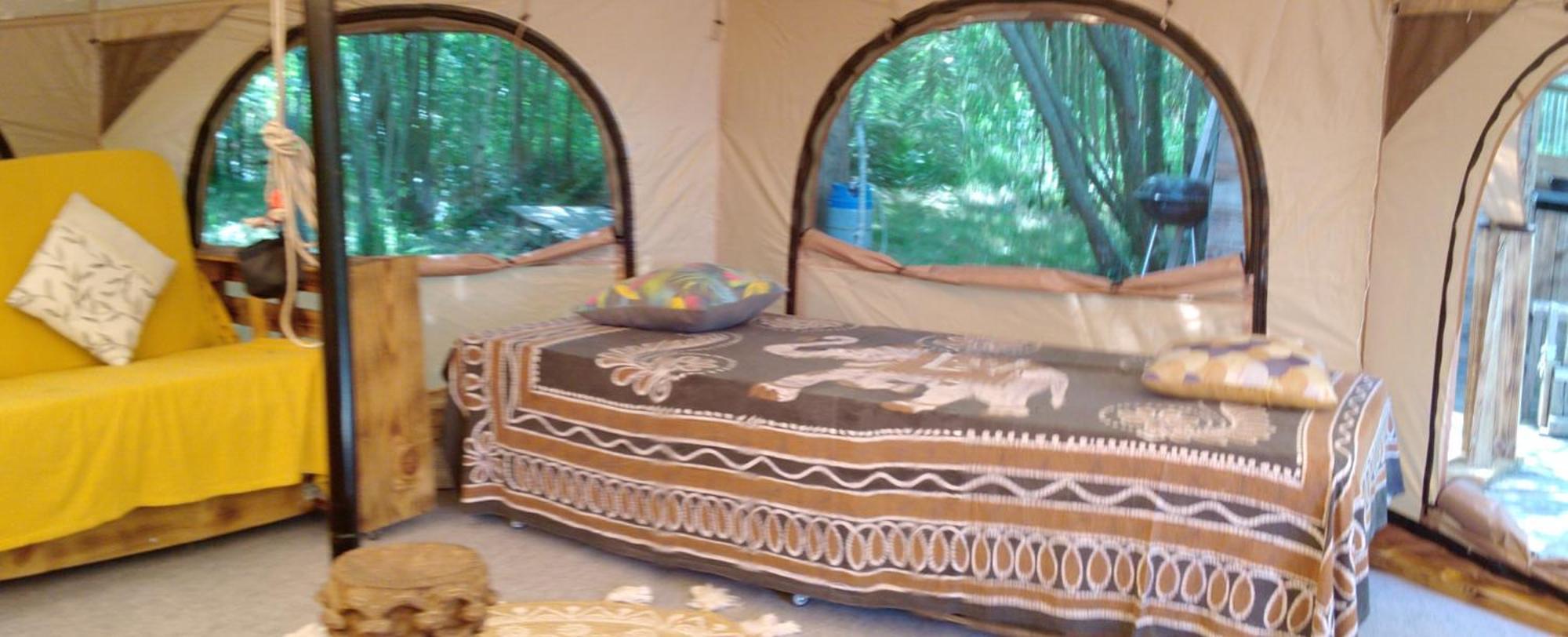 Tente Safari Lodge Dans Foret Luxuriante Vielle-Tursan Bagian luar foto