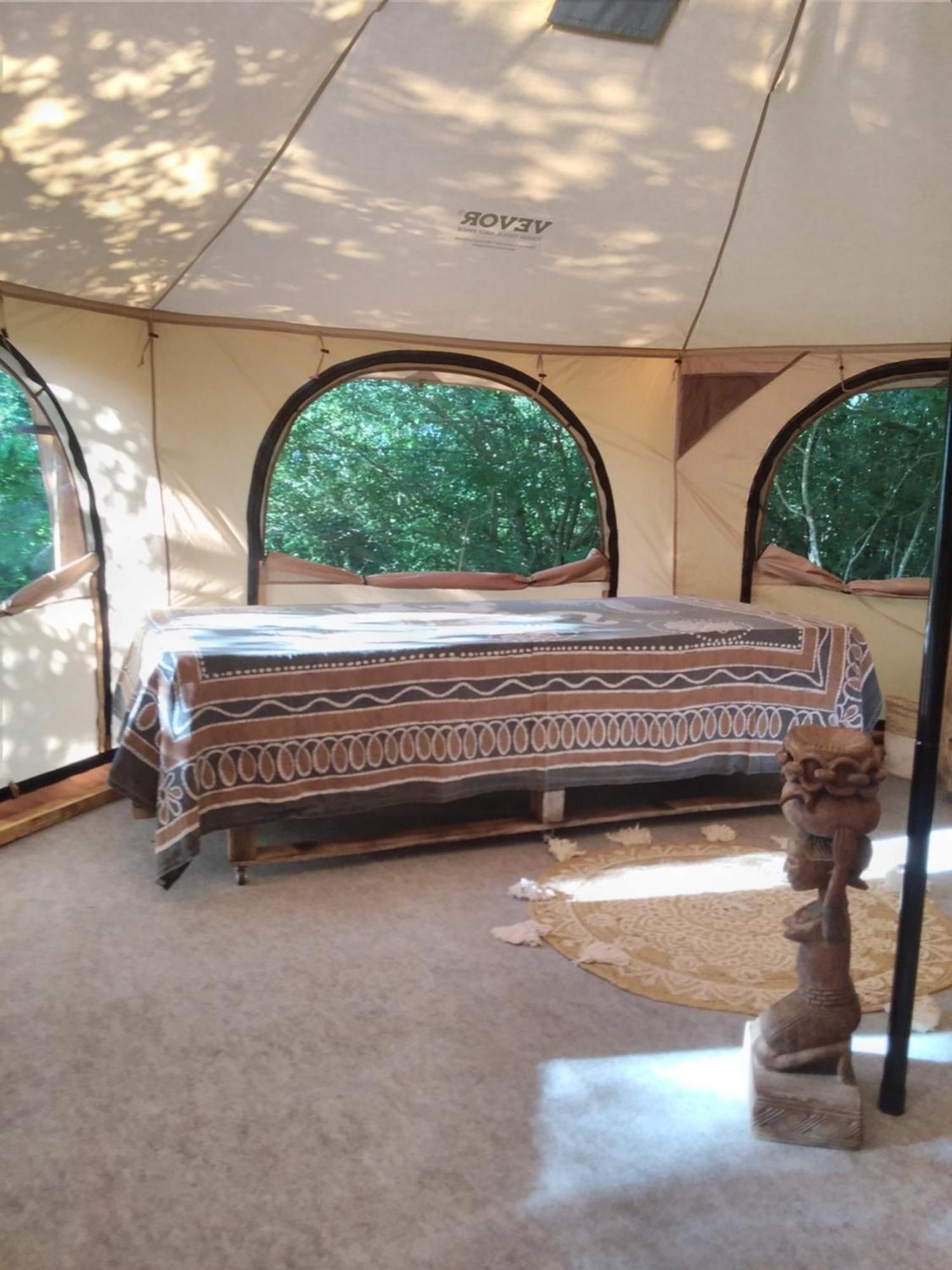 Tente Safari Lodge Dans Foret Luxuriante Vielle-Tursan Bagian luar foto